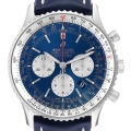 Breitling Navitimer 01 46mm Aurora Blue Dial Mens Watch AB0127 Box Card Breitling Navitimer 01 46mm Aurora Blue Dial Mens Watch AB0127 Box Card