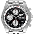 Breitling Bentley Motors GT Black Dial Steel Mens Watch A13362 Papers
