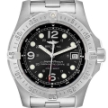 Breitling Superocean Steelfish Black Dial Mens Watch A17390 Box Papers