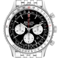 Breitling Navitimer 01 46mm Black Dial Steel Mens Watch AB0127 Box Card