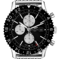 Breitling Chronoliner Black Dial Steel Mens Watch Y24310 Box Papers