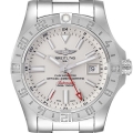 Breitling Aeromarine Avenger II GMT Steel Mens Watch A32390 Box Card