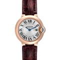 Cartier Ballon Bleu Silver Dial 18K Rose Gold Ladies Watch W6900256