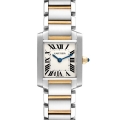 Cartier Tank Francaise Small Steel Yellow Gold Ladies Watch W51007Q4