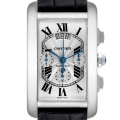 Cartier Tank Americaine White Gold Chronograph Mens Watch W2609456