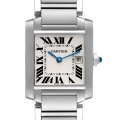 Cartier Tank Francaise Midsize 25mm Silver Dial Ladies Watch W51011Q3