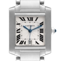 Cartier Tank Francaise Large Steel Automatic Mens Watch W51002Q3