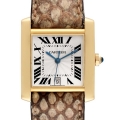 Cartier Tank Francaise Large Automatic Yellow Gold Mens Watch W5000156