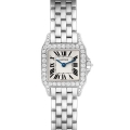 Cartier Santos Demoiselle White Gold Diamond Ladies Watch WF9003Y8 Box Papers Cartier Santos Demoiselle White Gold Diamond Ladies Watch WF9003Y8 Box Papers