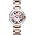 Cartier Ballon Bleu Steel Rose Gold Pink Mother of Pearl Ladies Watch W6920034