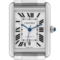 Cartier Tank Solo XL Silver Dial Automatic Steel Mens Watch W5200028