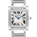 Cartier Tank Francaise Midsize Silver Dial Ladies Watch W51003Q3