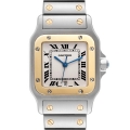Cartier Santos Galbee Large Steel Yellow Gold Mens Watch W20011C4 Cartier Santos Galbee Large Steel Yellow Gold Mens Watch W20011C4
