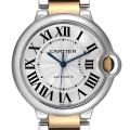 Cartier Ballon Bleu Midsize 36 Steel Yellow Gold Mens Watch W2BB0012