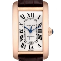 Cartier Tank Americaine XL Rose Gold Automatic Mens Watch W2609856