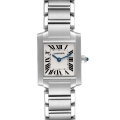 Cartier Tank Francaise Small Steel Ladies Watch W51008Q3 Box Papers