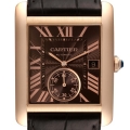Cartier Tank MC Rose Gold Brown Dial Brown Strap Mens Watch W5330002 Cartier Tank MC Rose Gold Brown Dial Brown Strap Mens Watch W5330002