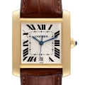 Cartier Tank Francaise Large Yellow Gold Automatic Mens Watch W5000156 Cartier Tank Francaise Large Yellow Gold Automatic Mens Watch W5000156
