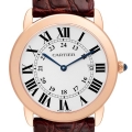 Cartier Ronde Solo Large Rose Gold Steel Mens Watch W6701008