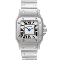 Cartier Santos Galbee Small Silver Dial Steel Ladies Watch W20056D6