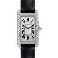 Cartier Tank Americaine White Gold Diamond Ladies Watch WB701851