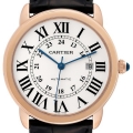 Cartier Ronde Solo XL Automatic Rose Gold Steel Mens Watch W6701009