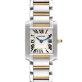 Cartier Tank Francaise Small Steel Yellow Gold Ladies Watch W51007Q4