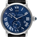 Cartier Rotonde Retrograde GMT Time Zone White Gold Mens Watch W1556241 Cartier Rotonde Retrograde GMT Time Zone White Gold Mens Watch W1556241