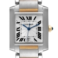 Cartier Tank Francaise Large Automatic Steel Yellow Gold Mens Watch W51005Q4 Cartier Tank Francaise Large Automatic Steel Yellow Gold Mens Watch W51005Q4