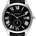 Cartier Drive de Cartier Black Dial Steel Mens Watch WSNM0009