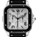 Cartier Santos XL Chronograph Steel ADLC Mens Watch WSSA0017 Unworn