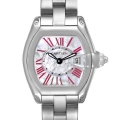 Cartier Roadster Mother of Pearl Dial Steel Ladies Watch W6206006