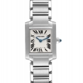 Cartier Tank Francaise Small Quartz Silver Dial Steel Ladies Watch W51008Q3