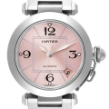 Cartier Pasha C Midsize Pink Dial Automatic Ladies Watch W31075M7