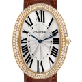 Cartier Baignoire XL Yellow Gold Diamond Ladies Watch WB520005