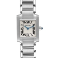 Cartier Tank Francaise Small Silver Dial Steel Ladies Watch W51008Q3