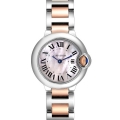 Cartier Ballon Bleu Steel Rose Gold Pink Mother of Pearl Ladies Watch W6920034