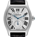 Cartier Tortue XL Silver Flinque Dial 18K White Gold Mens Watch W1556233 Cartier Tortue XL Silver Flinque Dial 18K White Gold Mens Watch W1556233