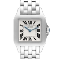 Cartier Santos Demoiselle Steel Midsize Silver Dial Ladies Watch W25065Z5