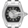 Cartier Roadster Gray Silver Tuxedo Dial Steel Mens Watch W62001V3