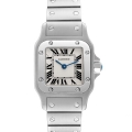 Cartier Santos Galbee Small Silver Dial Steel Ladies Watch W20056D6