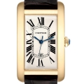 Cartier Tank Americaine Yellow Gold Automatic Mens Watch W2603156