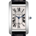 Cartier Tank Americaine 18K White Gold Large Silver Dial Mens Watch W2603256
