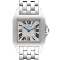 Cartier Santos Demoiselle Steel Midsize Silver Dial Ladies Watch W25065Z5