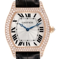 Cartier Tortue Rose Gold Diamond Bezel Ladies Watch WA503751 Cartier Tortue Rose Gold Diamond Bezel Ladies Watch WA503751