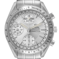 Omega Speedmaster Day Date Chrono Silver Dial Watch 3221.30.00 Card