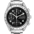 Omega Speedmaster Date Black Arabic Dial Steel Mens Watch 3513.52.00