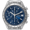 Omega Speedmaster Date 39mm Automatic Blue Dial Steel Mens Watch 3513.80.00
