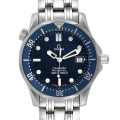 Omega Seamaster Diver Midsize Quartz Steel Mens Watch 2561.80.00 Box Card