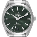 Omega Seamaster Aqua Terra Green Dial Steel Watch 220.10.41.21.10.001 Box Card